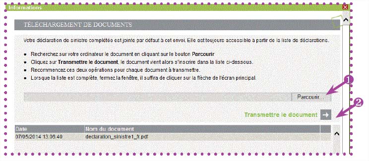 Procédure de déclaration de facture impayée avec GROUPAMA ASSURANCE CREDIT - télécharger vos pièces