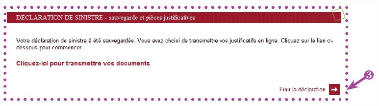 Procédure de déclaration de facture impayée avec GROUPAMA ASSURANCE CREDIT - Fin de déclaration