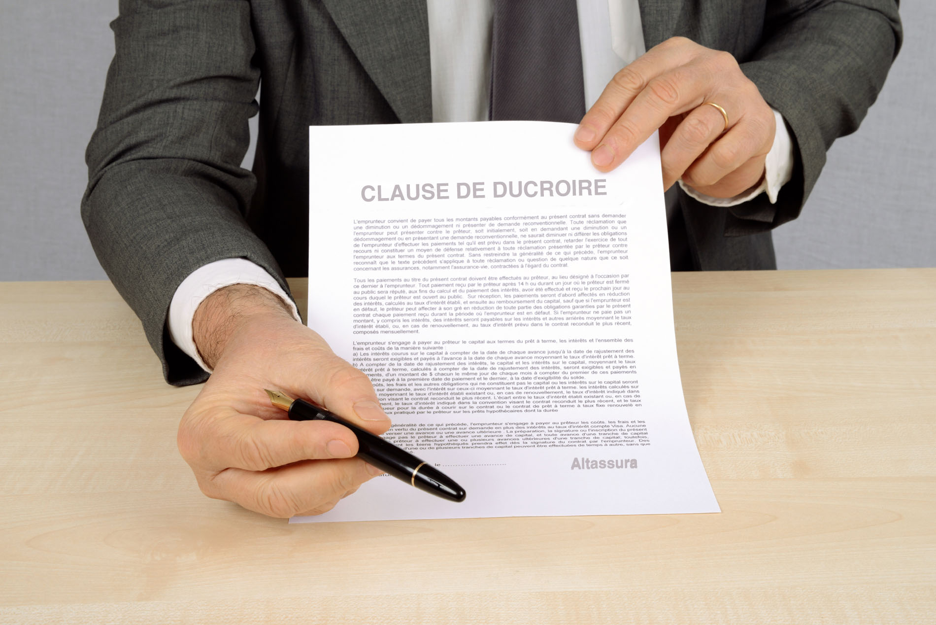 Définition de la clause de ducroire