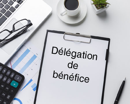 Définition de délégation de bénéfice