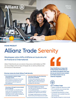 Assurance crédit Allianz Trade Serenity